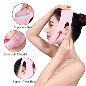 Women Face Lift Up Belt Sleeping Massage Slimming Face Shaper Anti-Aging