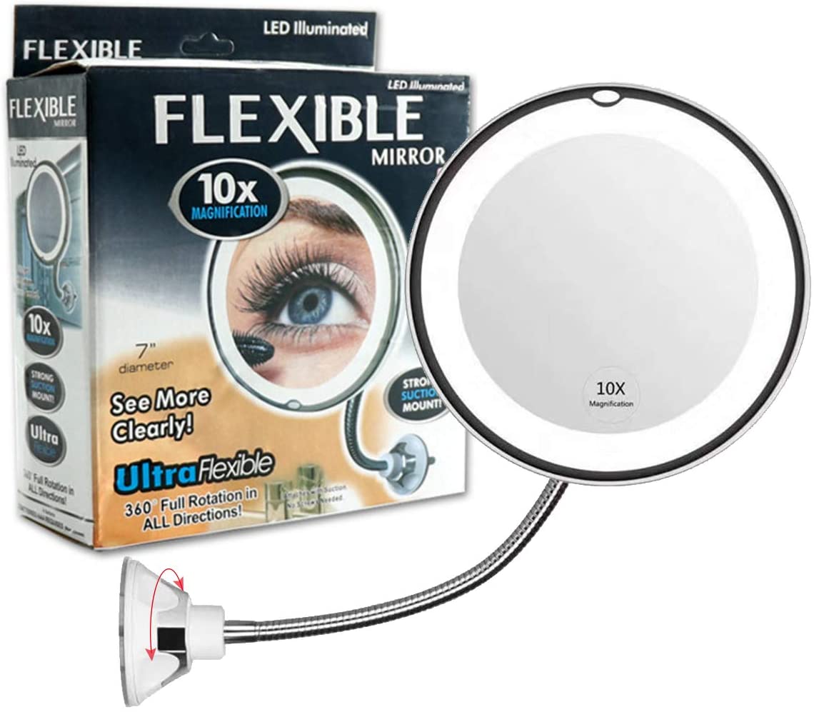 10x Magnifying LED Flexible Mirror - Skinbae Co