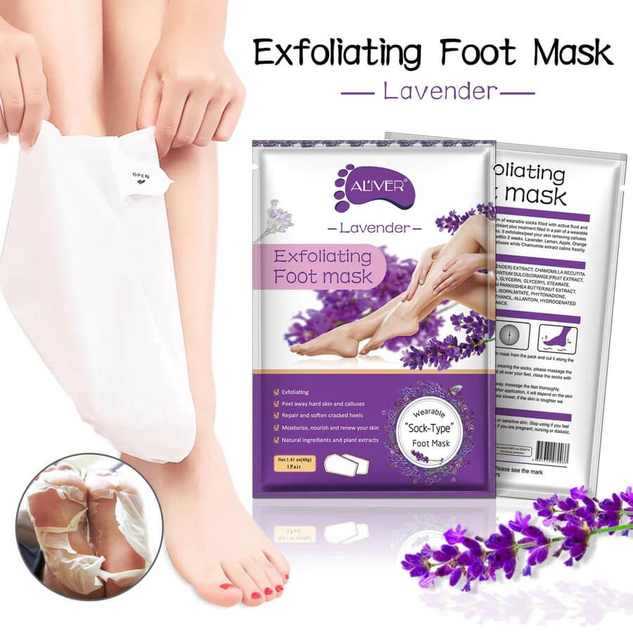 Foot Peel 3 Pair/box, Exfoliator Peel Off Calluses Dead Skin